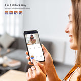 TMEZON 4 Wire Intercom System MZ-IP-HD108+MZ-VDP-130