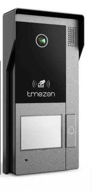 TMEZON 2 Way Audio Intercom System, Monitor with Doorbell, Unlocking with RFID Cards, Monitor or APP, Human Motion Detection, 2-Wire Doorphone