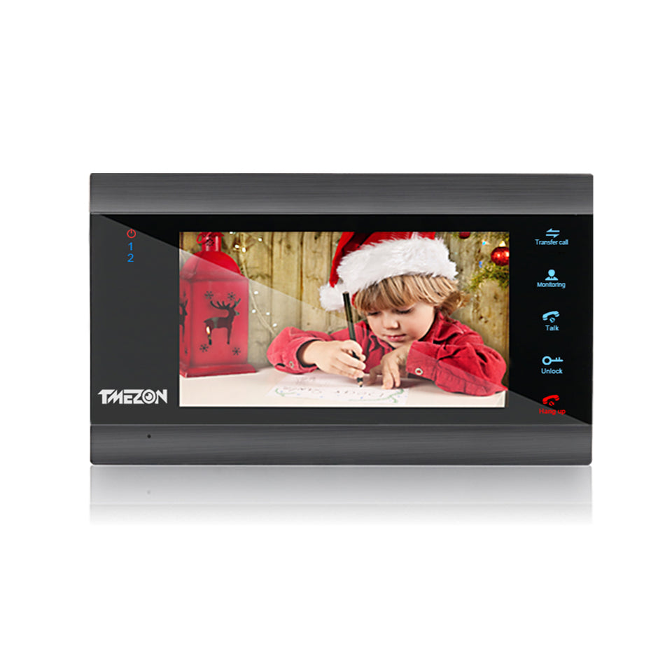 TMEZON 7" Wireless Video Doorbell System | 1080P LCD Touch Monitor | Refurbished